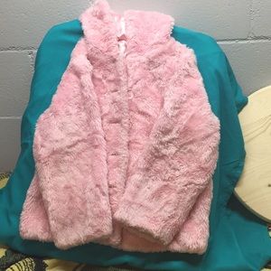 Gymboree girls fuzzy jacket